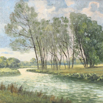 Gemälde  "norddeutsche Landschaft"
