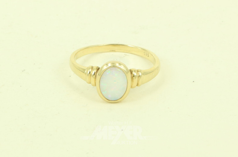 Damenring mit 1 Opal