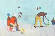 Gemälde 'Am Strand'