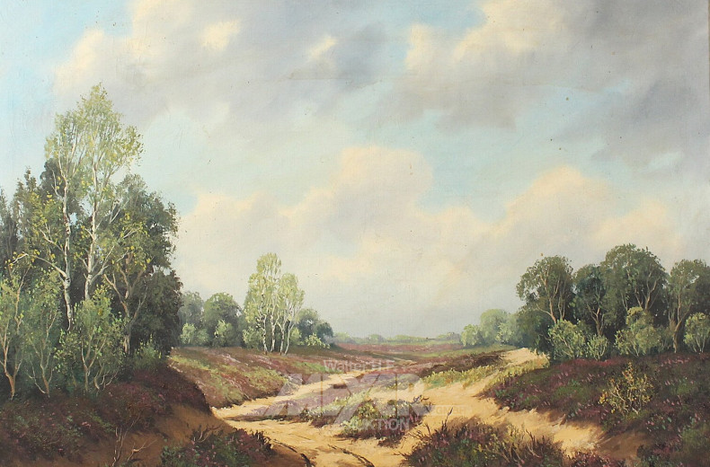 Gemälde "Heidelandschaft"
