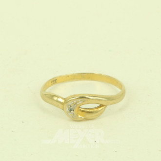 Ring mit 1 kl. Brillant