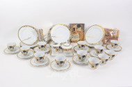 Porz.-Kaffeeservice "Der Kuss", nach Gustav Klimt