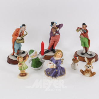Posten Sammelfiguren: Clowns, Engel, etc.