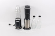 Wassersprudler, mit 2 Glasflaschen