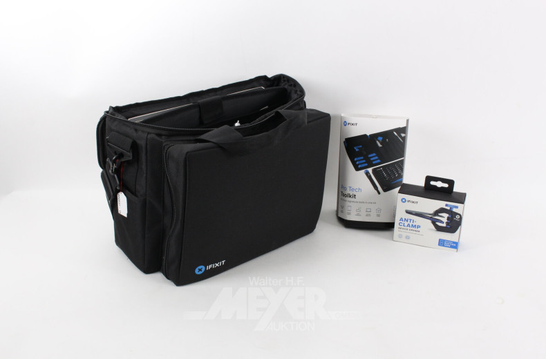 Werkzeugtasche mit PC- u. Feinwerkzeug