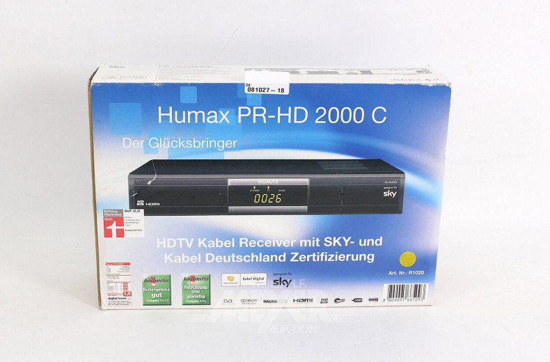 Posten Batterien, Akkus (tls. Lithium), Ladegerät, HD-Receiver, Anhängerkupplungskappen