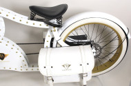Power-Bike, Retro-Cruiser, E-Bike, weiß