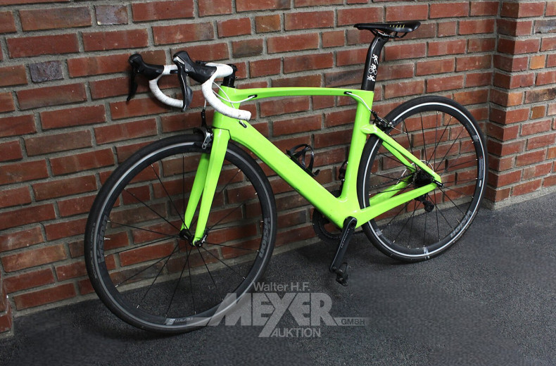 Rennrad, Carbonrahmen, hellgrün