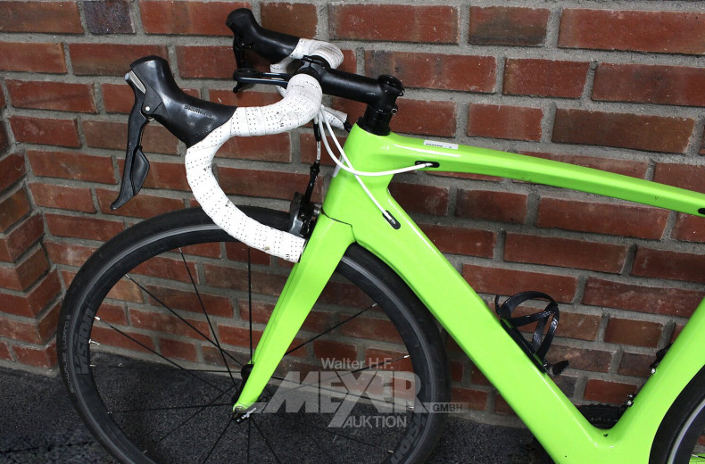 Rennrad, Carbonrahmen, hellgrün