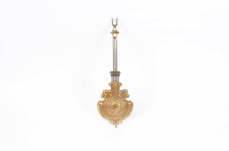 Jugendstil-Wanduhr, Eiche, um 1910