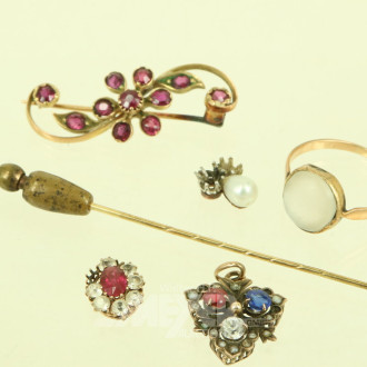 Kl. Konvolut Antikschmuck