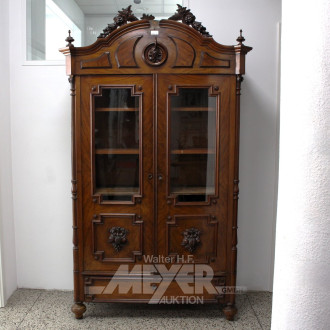 Gründerzeit-Vitrinenschrank
