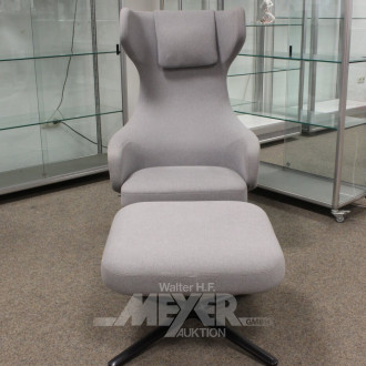 Loungesessel Grand Repos mit Ottoman