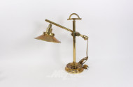Schreibtischlampe, Messing