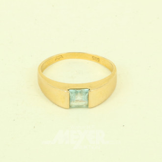 Ring mit 1 Aquamarin