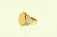Ring mit Goldmünze Mexico 2,5 Pesos 1945