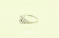Ring im Art Déco-Stil mit Brillanten