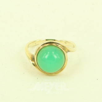 Ring mit 1 Chrysopras