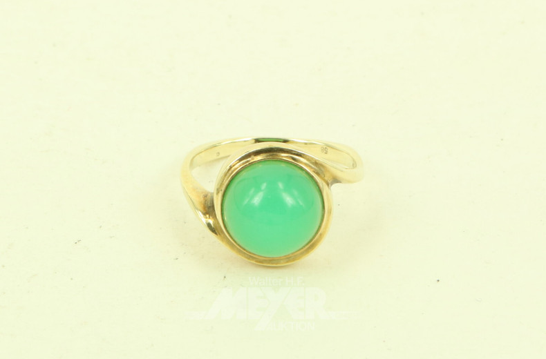 Ring mit 1 Chrysopras