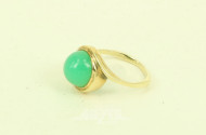 Ring mit 1 Chrysopras