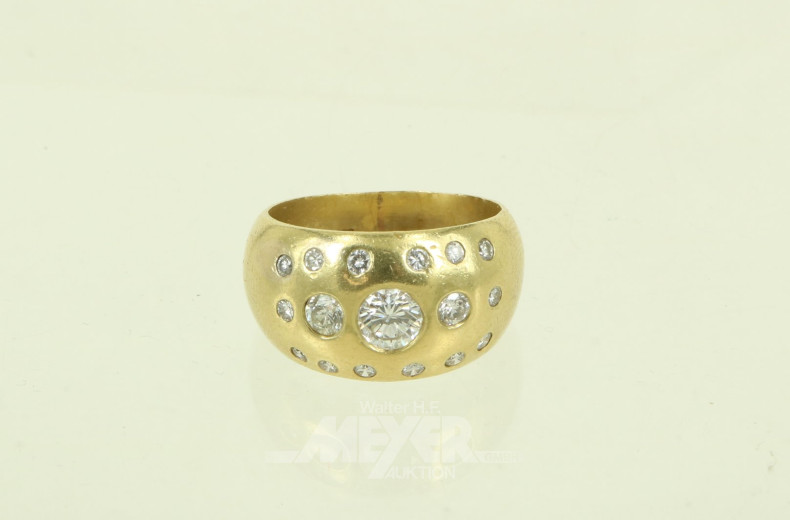 Ring mit Brillanten von ca. 0.30ct