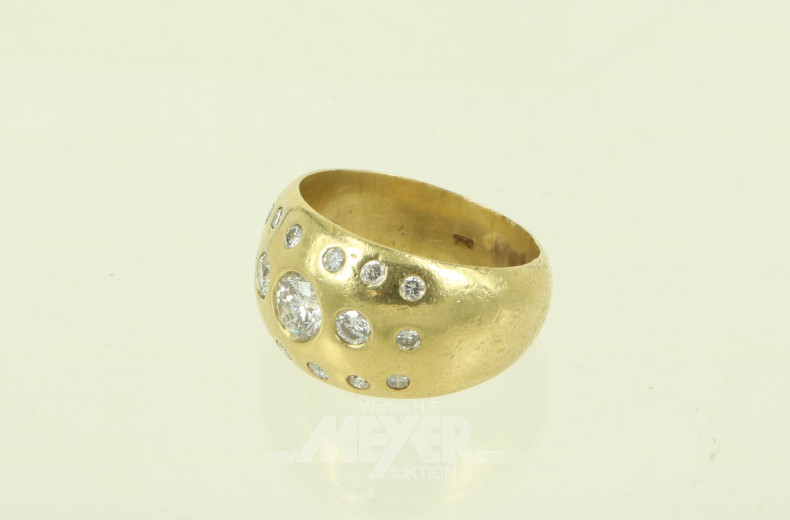 Ring mit Brillanten von ca. 0.30ct