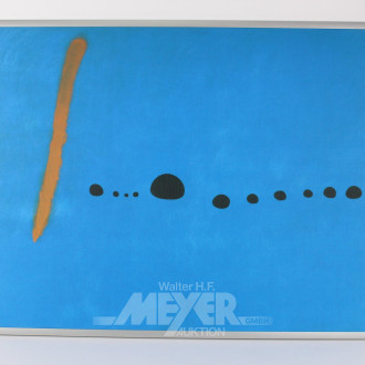 Großformatiger Kunstdruck 'Bleu II'
