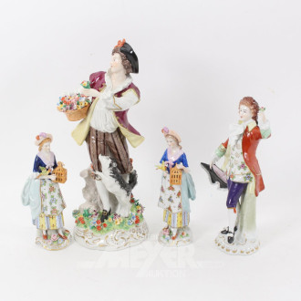 4 Porzellanfiguren