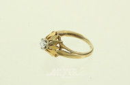 Solitärring, mit 1 Brillant von ca. 0,25ct