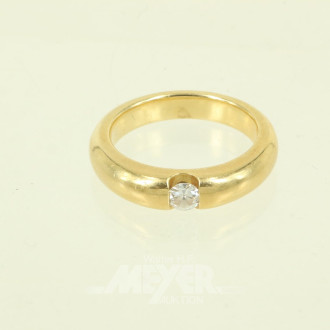 Solitärring mit 1 Brillant von ca. 0.25ct