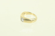 Kl. Solitärring, mit 1 kl. Brillant von ca. 0,20ct