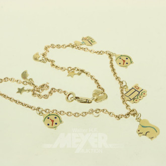 Fußkette mit kl. Anhängern