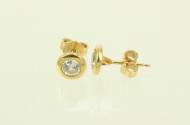 Paar Ohrstecker mit je 1 Diamant von ges. ca. 0.60ct (si-pi)