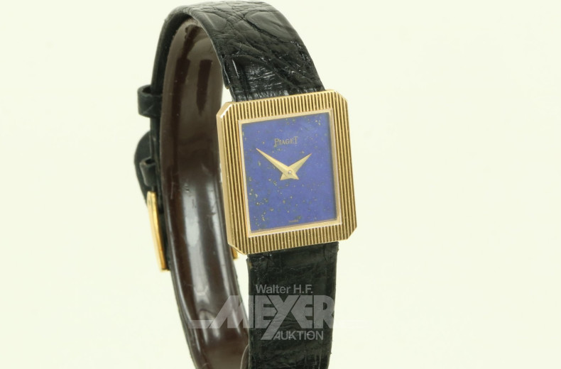 Damenarmbanduhr mit Ziffernblatt aus Lapislazuli