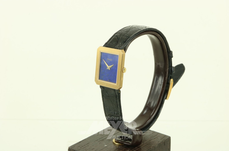 Damenarmbanduhr mit Ziffernblatt aus Lapislazuli