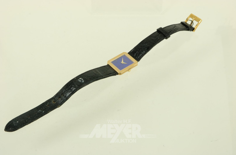 Damenarmbanduhr mit Ziffernblatt aus Lapislazuli