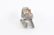 Tafelaufsatz 'Schlitten' in Silber