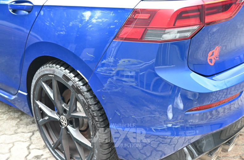 Volkswagen Golf VIII 2.0 TSI OPF 4Motion DSG R, lapiz blau