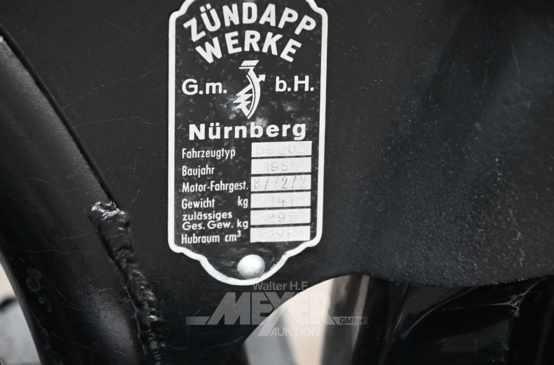 Zündapp DB205 Motorrad