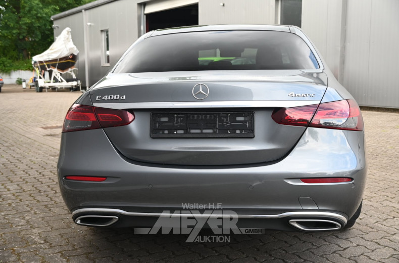 Mercedes-Benz E400d Limousine, silbergrau