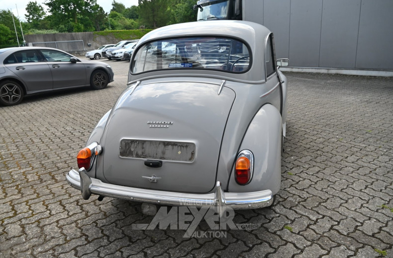 Morris Minor 1000, Oldtimer, grau
