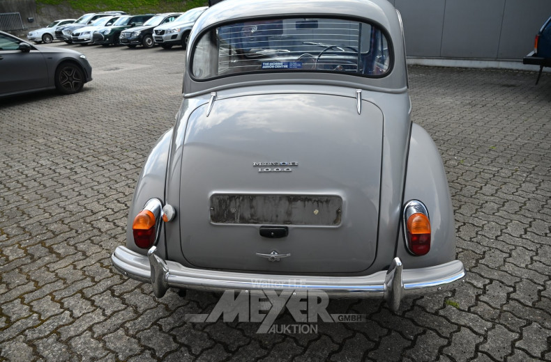Morris Minor 1000, Oldtimer, grau