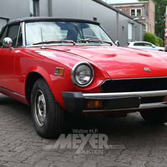 Fiat Spider 124 CSI Cabrio, rot