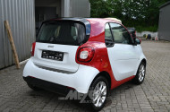 Smart fortwo, rot/weiß