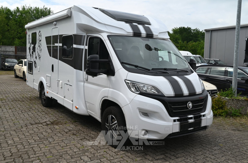 Wohnmobil Citroen / Capron mit Sunlightaufbau, teilintegriert
