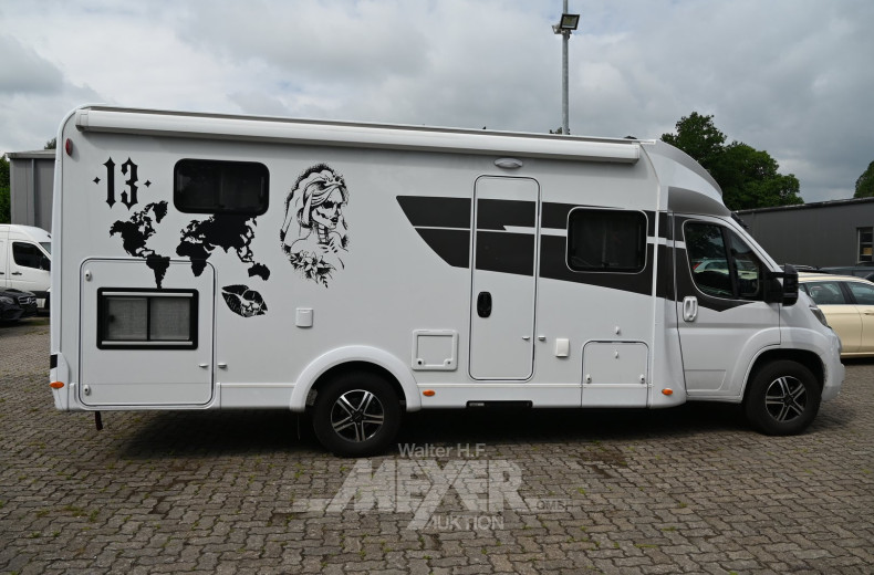 Wohnmobil Citroen / Capron mit Sunlightaufbau, teilintegriert