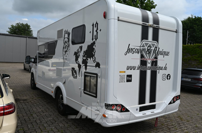 Wohnmobil Citroen / Capron mit Sunlightaufbau, teilintegriert