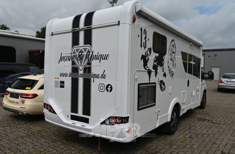 Wohnmobil Citroen / Capron mit Sunlightaufbau, teilintegriert