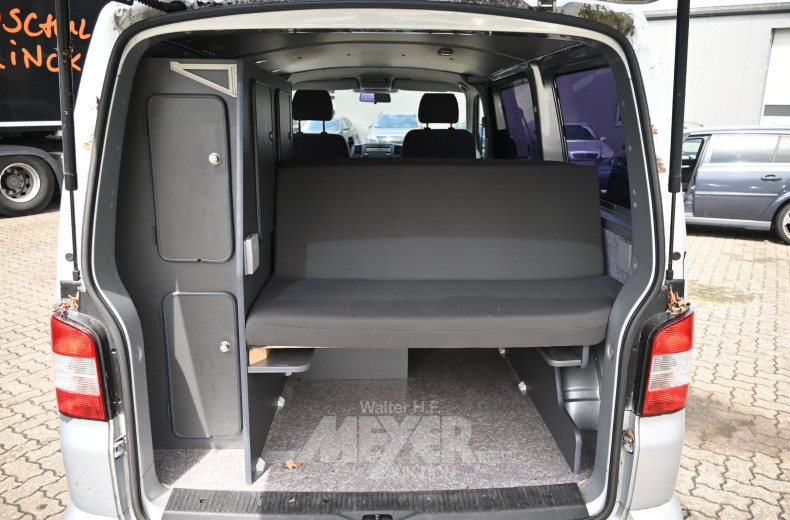 Volkswagen T5 Multivan, nachtr. Camperausbau, reflexsilber