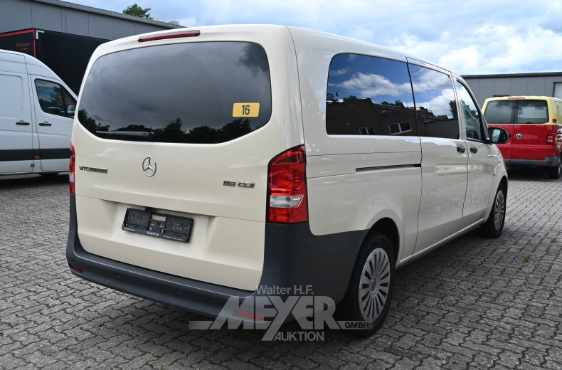 Mercedes-Benz Vito 116 CDI Tourer Extralang Aut. PRO, hell elfenbein